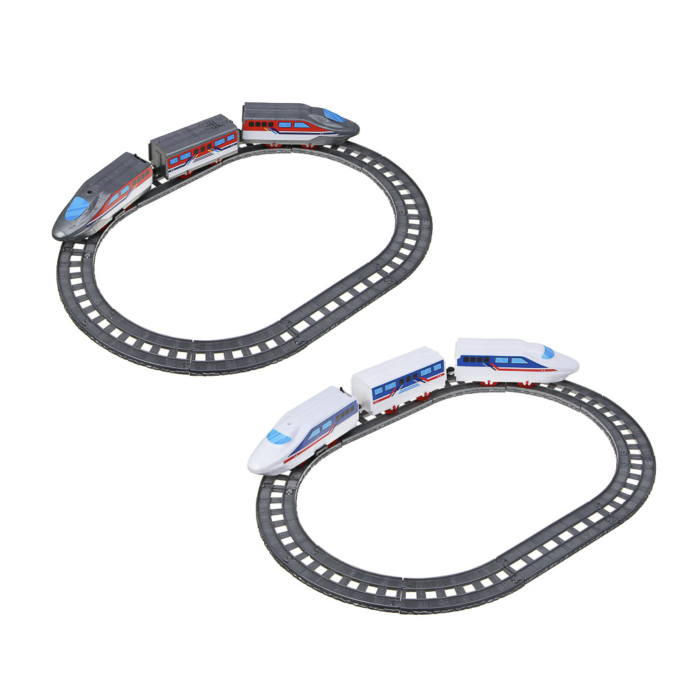 ИГРОЛЕНД Железная дорога "Скоростной экспресс", PP, PS, движение, 2хАА, 28х20х5см, 2 дизайна - #2