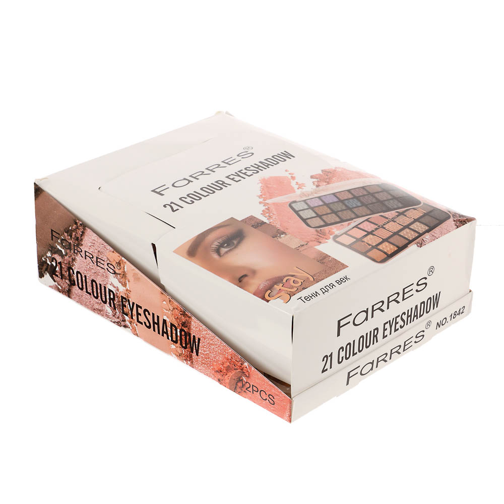 Тени для век, палетка тм Farres 21 цвет - #10
