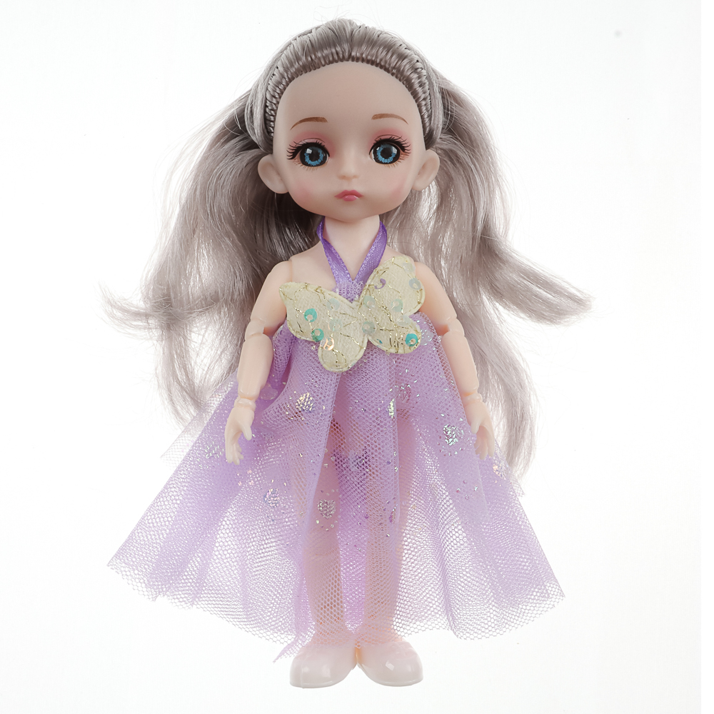 ИГРОЛЕНД Кукла шарнирная 15 см с аксессуарами, PP, ABS, PVC, 22х5,5х20 см, 4 дизайна - #14