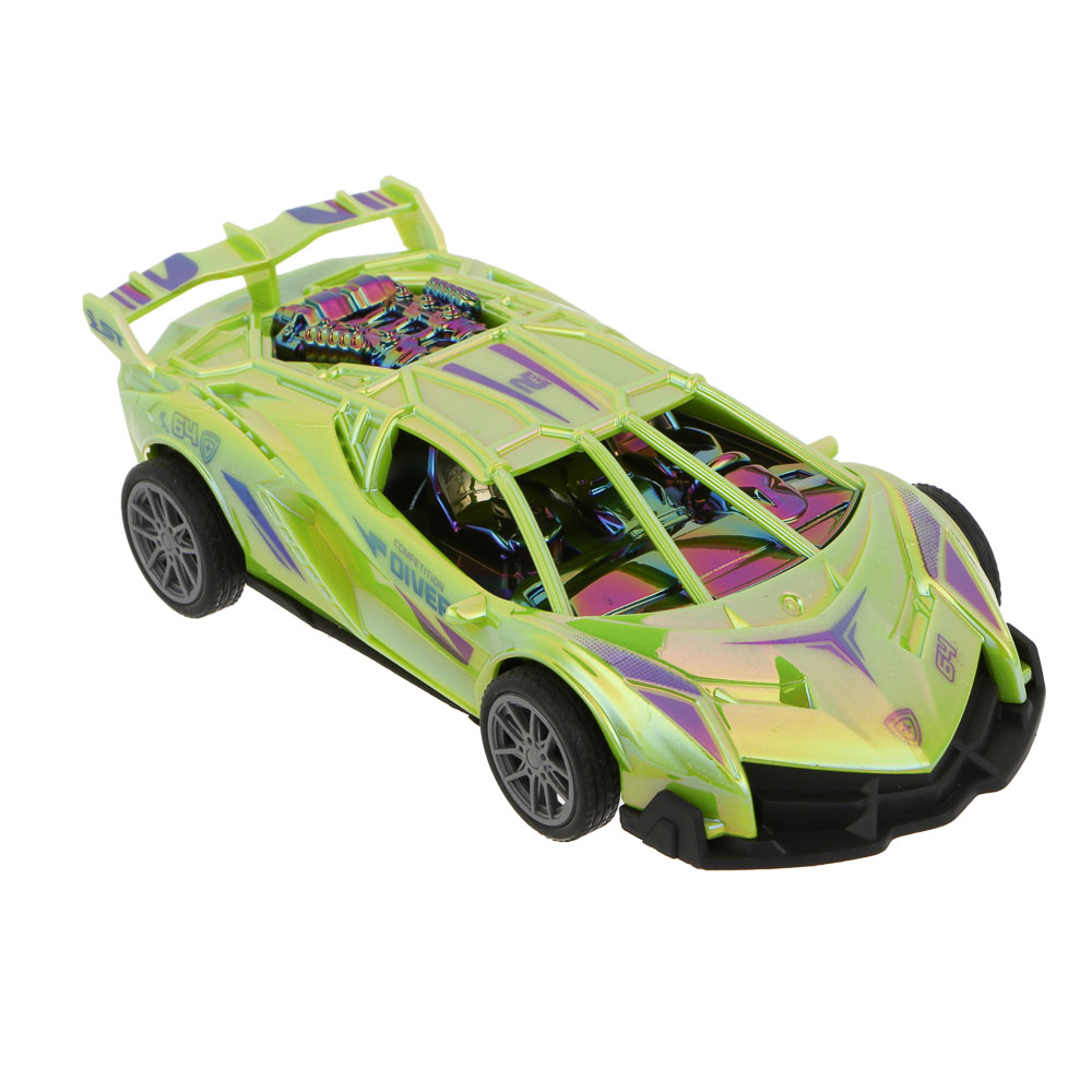 ИГРОЛЕНД Машина инерционная "Ночной дрифт", PP, 15,5х7,5х4 см, 4 дизайна - #5