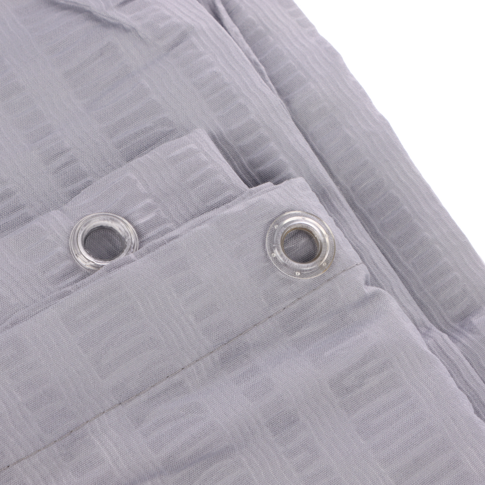 Штора для ванной 180х200см SWANNY, GRANIT3, серый, полиэстер, SWC-80-24-GRY - #4