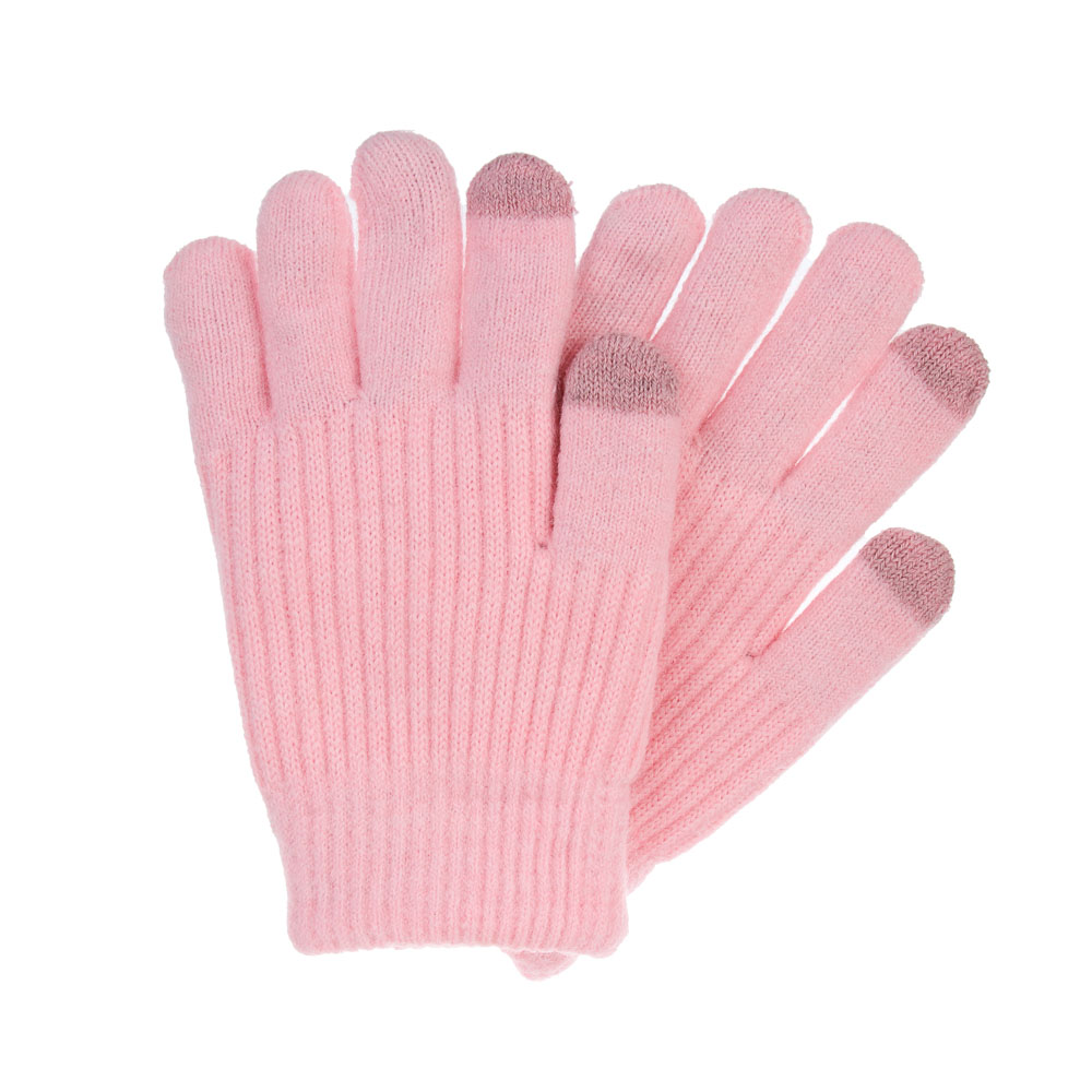 GALANTE Перчатки подростковые контактные с начесом, р.16, 100% полиэстер, цвета в ас-те, ОЗ25-28 - #3