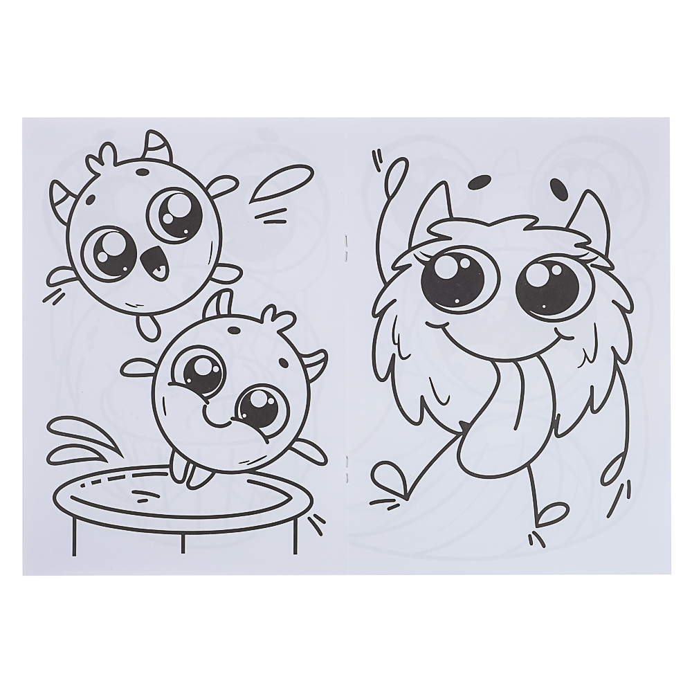 ПРОФ-ПРЕСС Раскраска с мелками, бумага, 16,5х23см, 16 стр, 5 дизайнов - #4