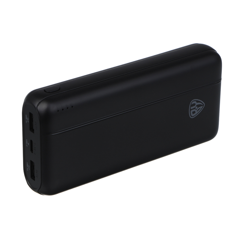 Аккумулятор мобильный BY Multivolt 20000мАч, 2xUSB-A, 1xUSB-C, 1xMicro-USB, 10W, пластик, чёрный - #8