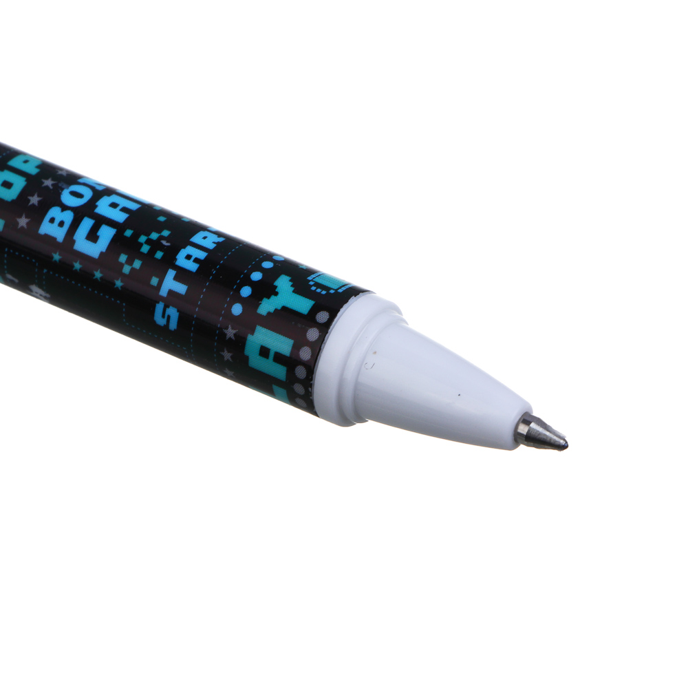 Ручка гелевая "пиши-стирай" синяя, фигурка в форме игр для мальчиков, 6 дизайнов - #3