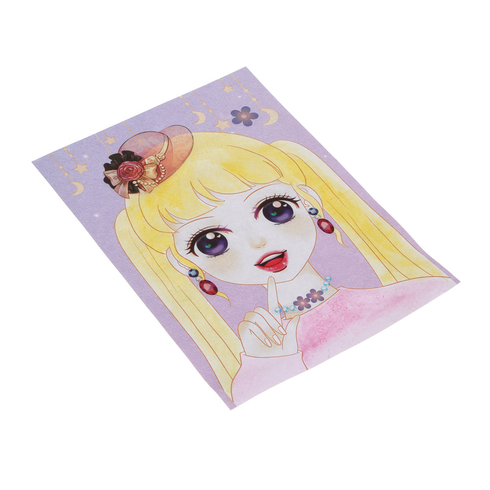 Набор для творчества с раскраской и наклейками, 18х28см, бумага, PVC, краски, 6 дизайнов - #10