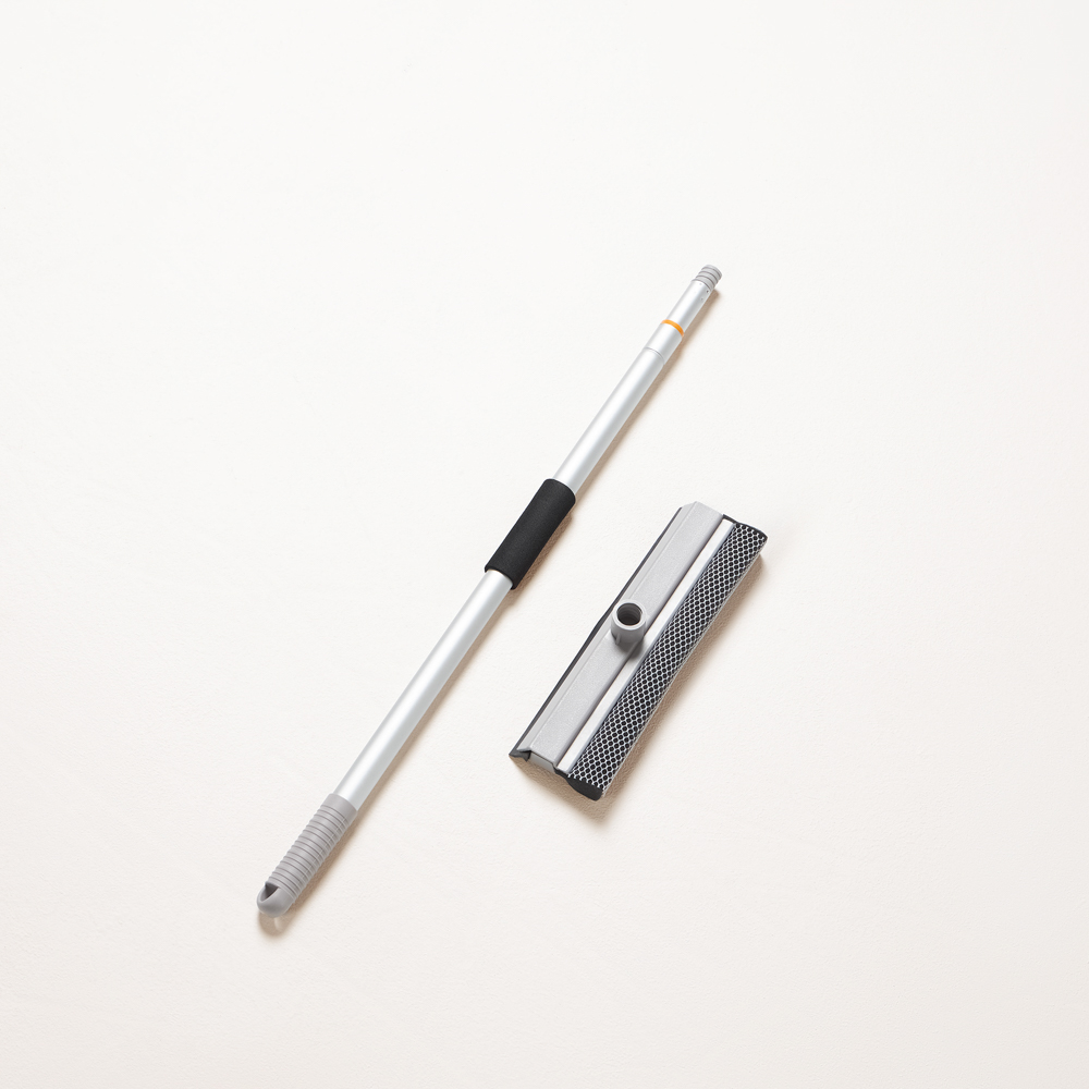 VETTA Окномойка с телескопической ручкой 111см, с резин.держателем, серая, арт.KFC010 - #8