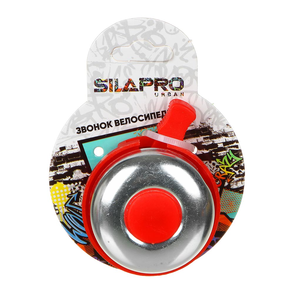 Звонок велосипедный SilaPro "Панцирь", нажимной - #5