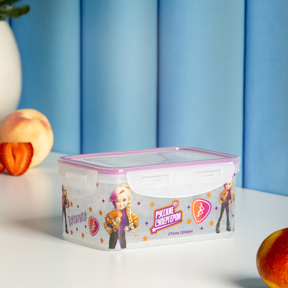 BY Русские Супергерои Контейнер герметичный для пищевых продуктов 0,8л - #8