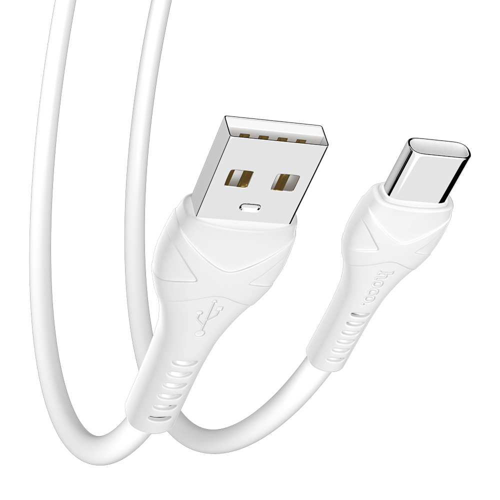 Кабель для зарядки USB(A)-Type C hoco. модель X37, 1м, 3А, белый - #5