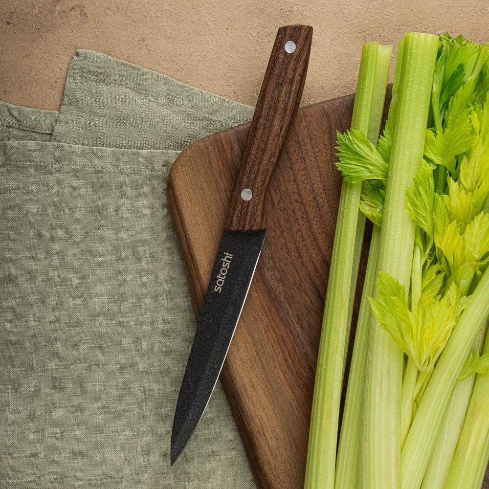 SATOSHI Меллер Нож кухонный универсальный 12,7см, нерж.сталь с антиналипающим покрытием - #6