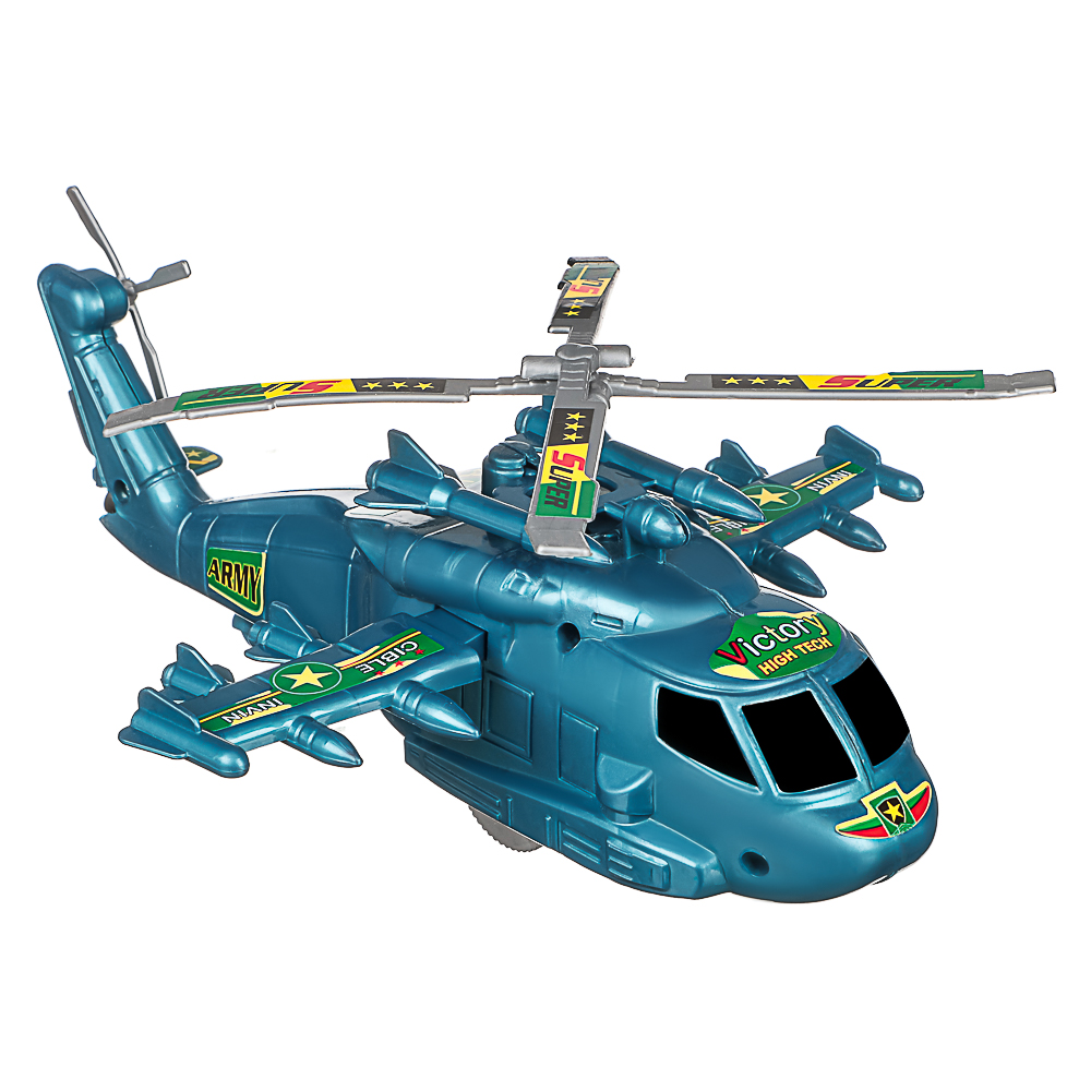 ИГРОЛЕНД Игрушка вертолет заводной, пластик, 16,4x24x8,5 см, 4 дизайна, для детей 3+ - #6