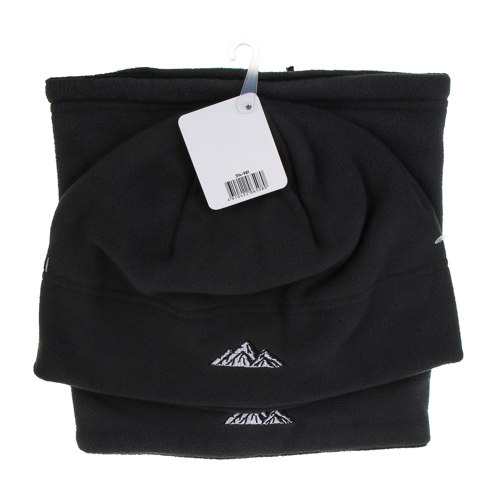 GALANTE Комплект 2 пр.: шапка р.60, шарф-хомут 25x25см, 100% полиэстер, цвета в ас-те, ОЗ25-10 - #9