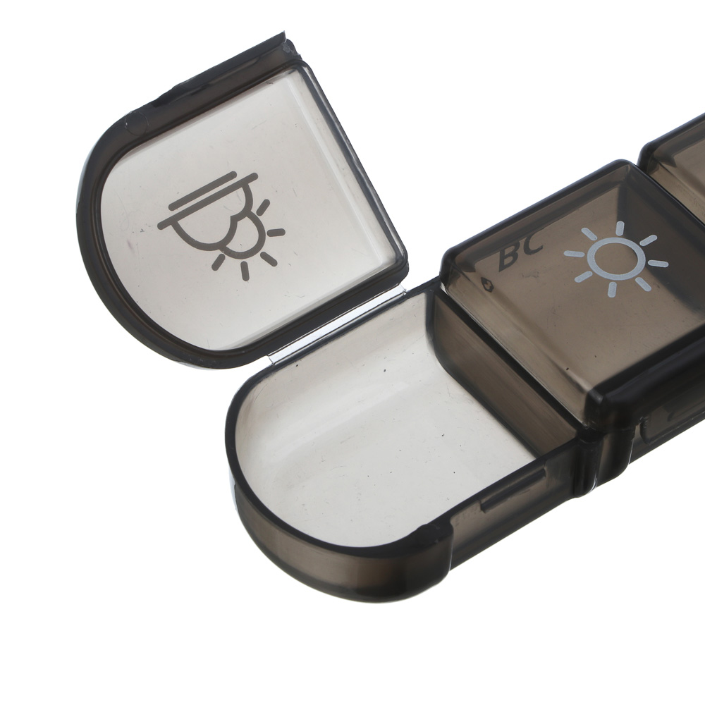 Бокс для таблеток тм VETTA, 21 ячейка, пластик, 15.6x12x4.2см - #6