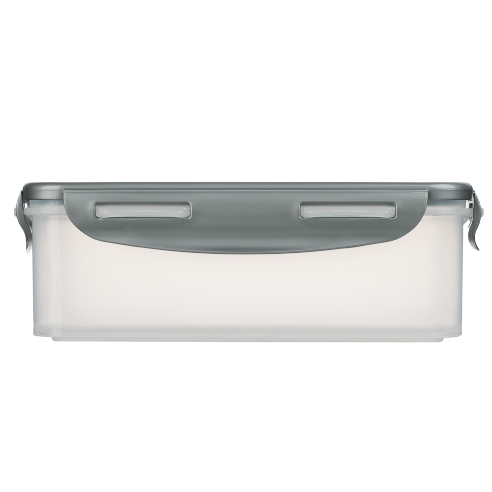 Контейнер герметичный для СВЧ с защелками, 1,1л, 205х135х67мм, пластик - #4