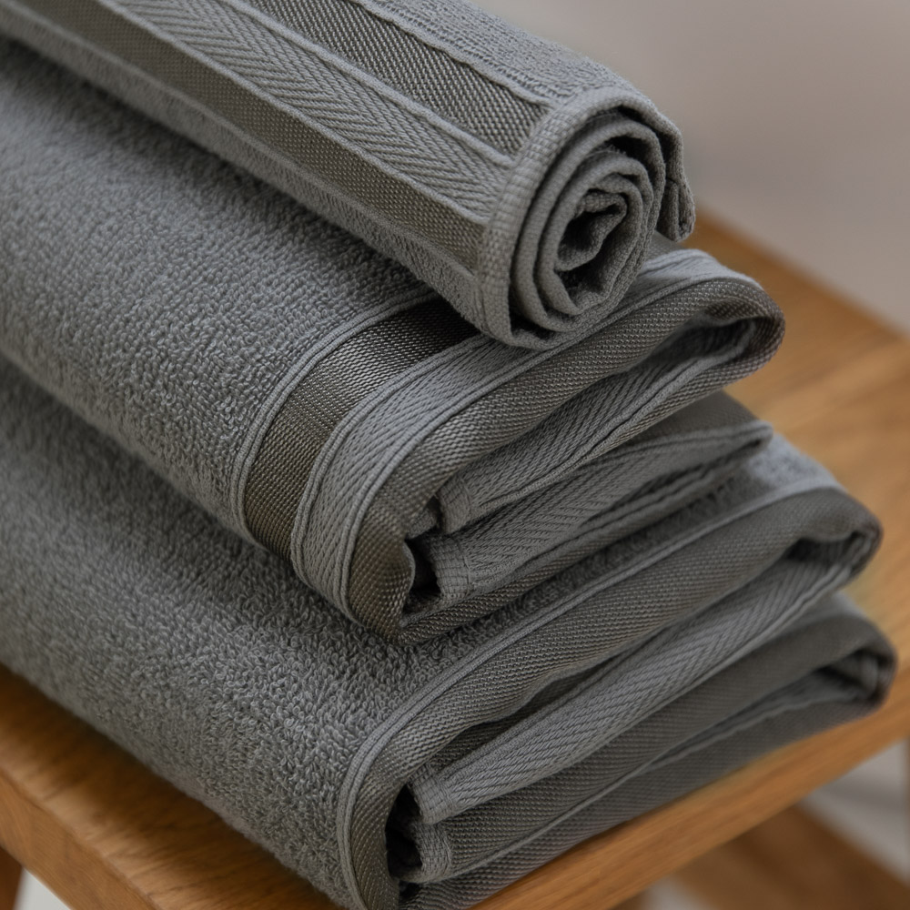 PROVANCE Фрэя Комплект полотенец махровых, 100% хлопок, 30х50, 50х90, 70х130, 360г/м, серый - #3