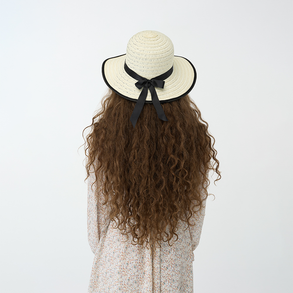 GALANTE Шляпка женская с контрастной окантовкой, р-р 56, 100% целлюлоза, 3 цвета - #20