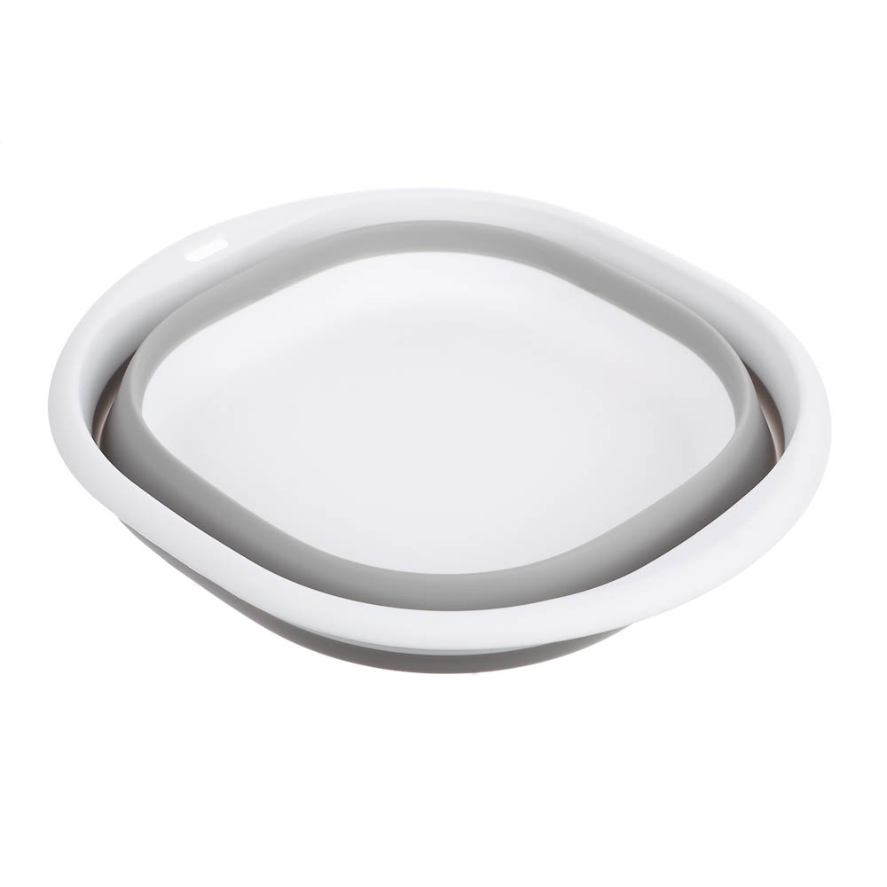 Набор тазов для уборки 3 шт, складные, 3-5-8 литров, полипропилен, термопластичная резина - #5