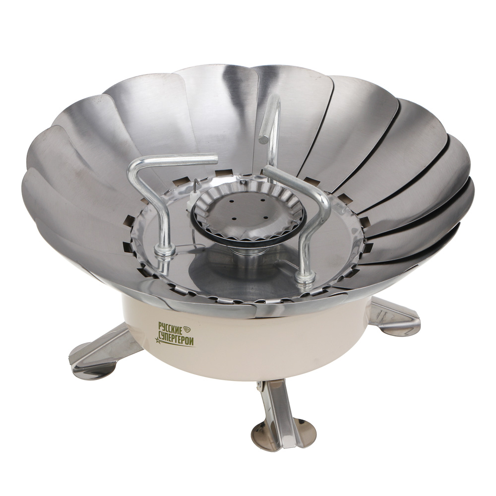 Плитка газ. к бал. с цанг. захватом тм BY Русские Супергерои, портативная, с лепестками, малая - #2