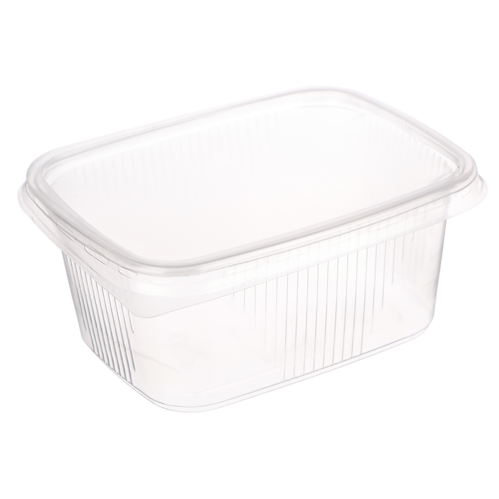 Набор контейнер 250 мл (108*82мм) с крышкой, 5 штук с ОБЕЧАЙКОЙ - #1