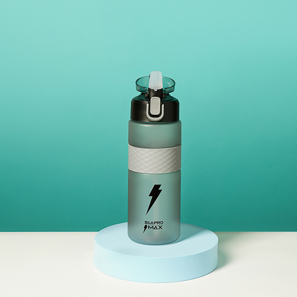 SILAPRO MAX Бутылка спортивная с замком, ULTIMATE GREY, 700мл, PC - #14