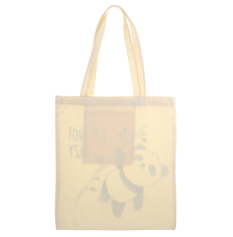 Сумка-шоппер, "Панды/Капибары", 38x42см, длина ручек 58 см, внутр. карман, полиэстер, 6 дизайнов - #16