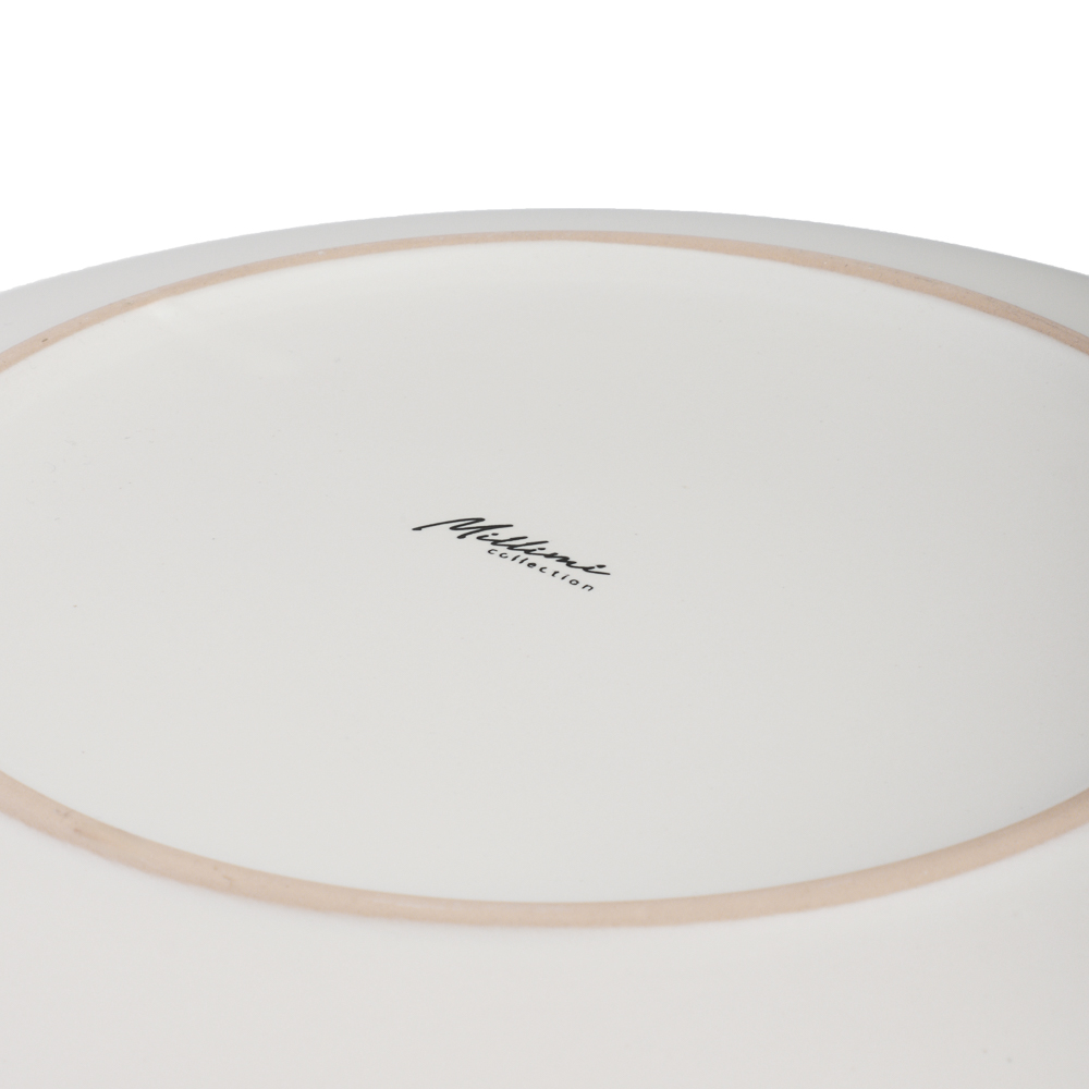 MILLIMI Тарелка подстановочная 27х3см, керамика, белый - #5