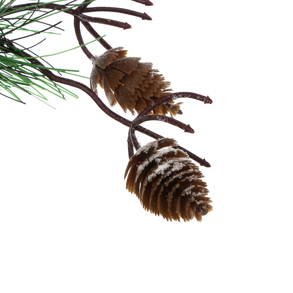 СНОУ БУМ Веточка заснеженная с ягодами 30 см, металл, пластик - #3