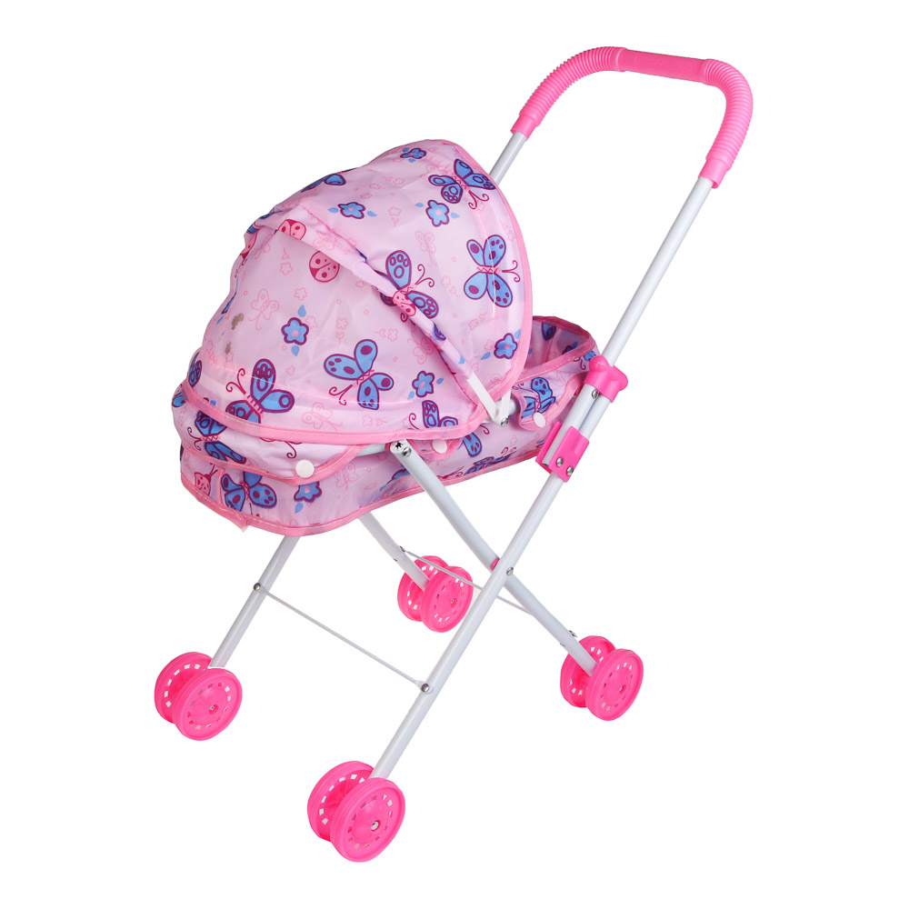 ИГРОЛЕНД Коляска люлька складная, ABS, сталь, полиэстер, 28х54х48см - #8