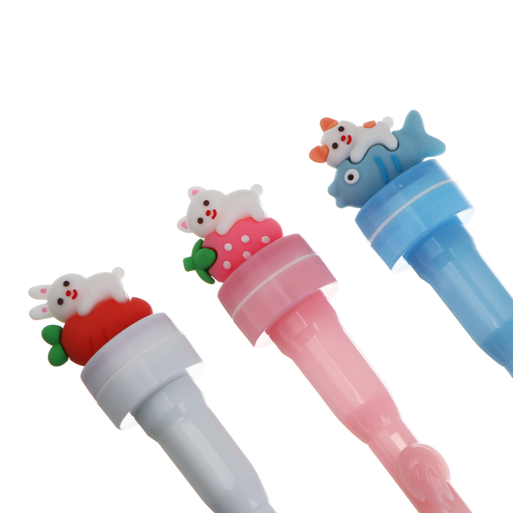 Ручка шариковая синяя с печатью "Пушистые гурманы", 3 вида - #8