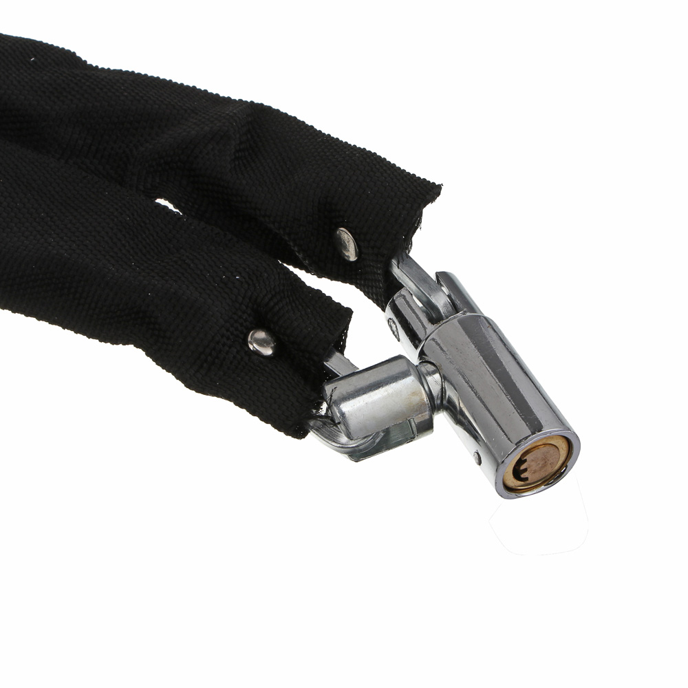 Замок велосипедный тм BY SPORT, цепь, 100х5см, металл, черный - #3