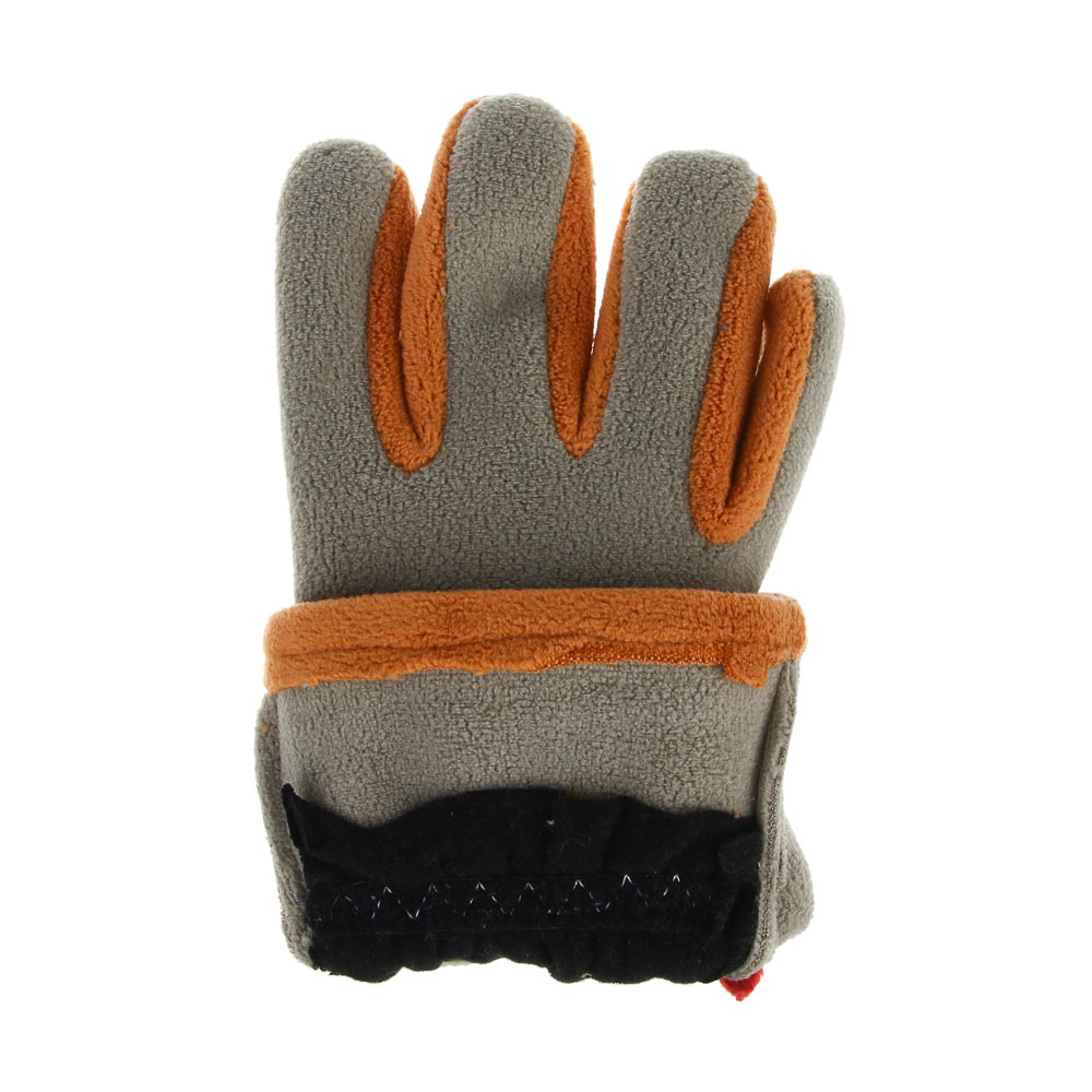 GALANTE Перчатки детские флисовые с декором, р.14, 100% полиэстер, разноцветные, ОЗ25-33 - #5