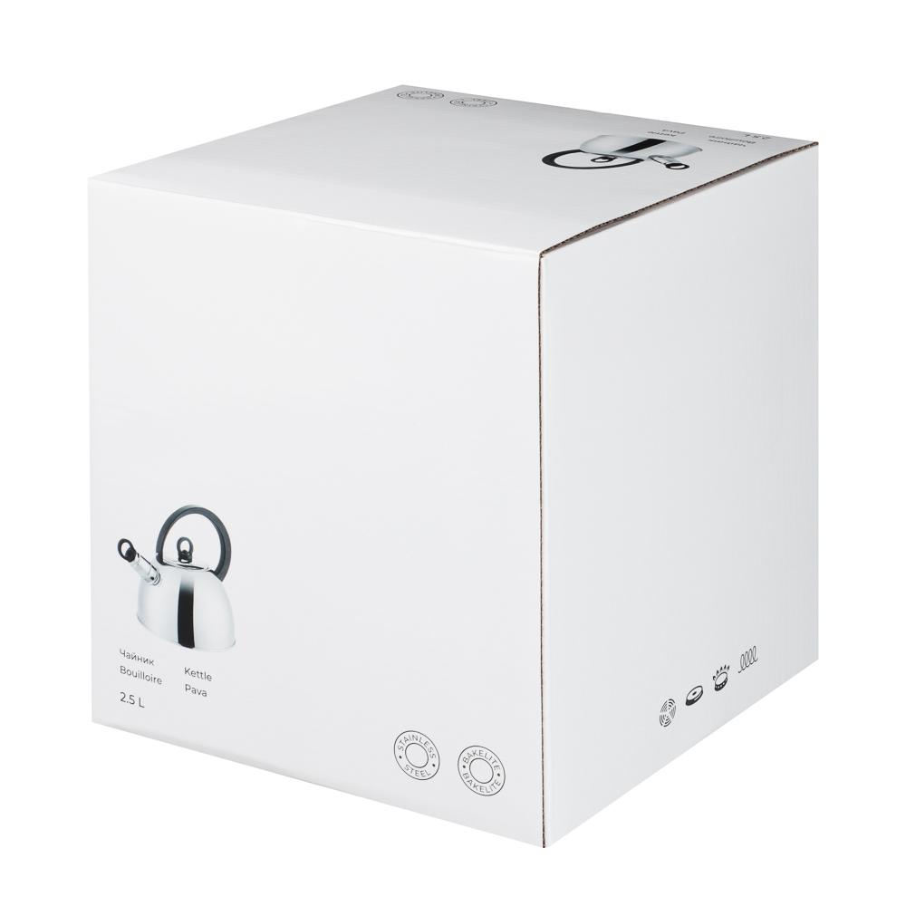 Чайник стальной 2.5л "Кампо" индукция - #5