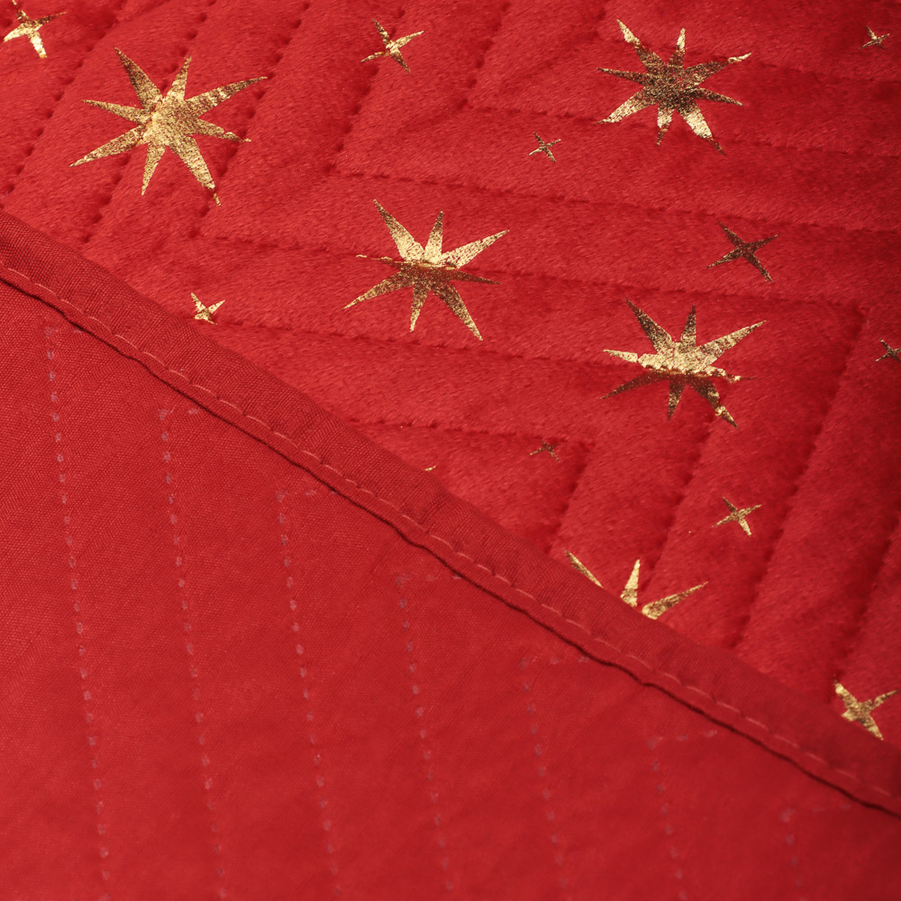 PROVANCE Щелкунчик Покрывало велюр, звезды, 200х220см, 100% полиэстер, 2 дизайна - #4
