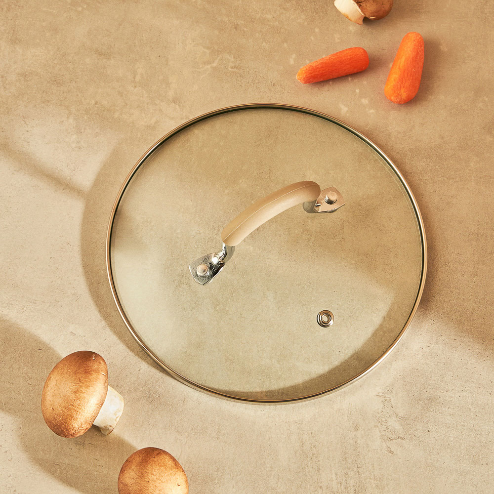 SATOSHI Альбер Набор кастрюль 6 пр.: 1,8л, 2,5л, 3,5л, бежевые силиконовые ручки, со стекл. крышкой - #10