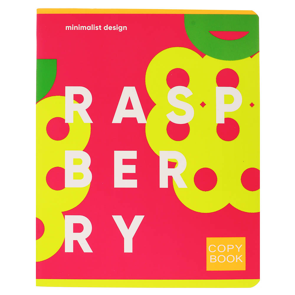 Тетрадь 48л. в клетку, офсет, обл.мел.картон, скрепка, софт тач, микс - #16