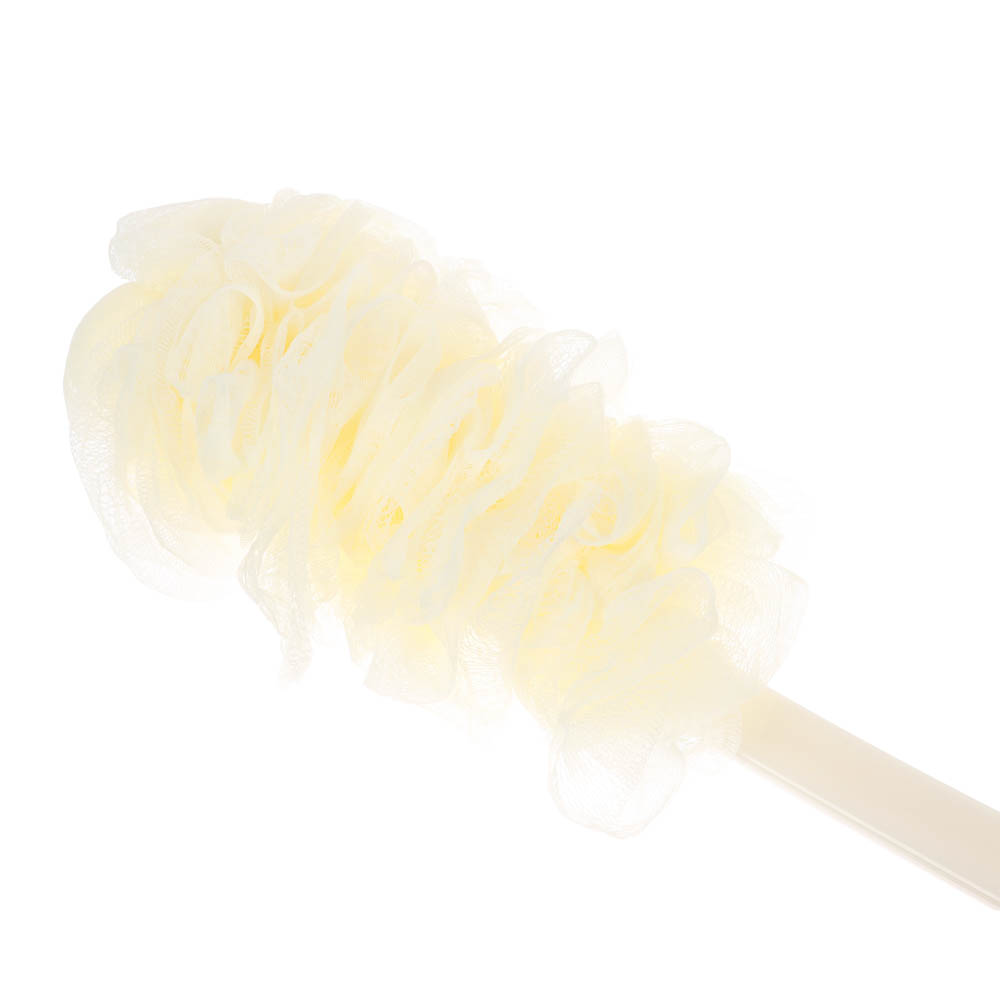 ЮL Мочалка банная с массажным эффектом с ручкой, полиэтилен, пластик, 41,5см, 3 цвета, МС24-05 - #11