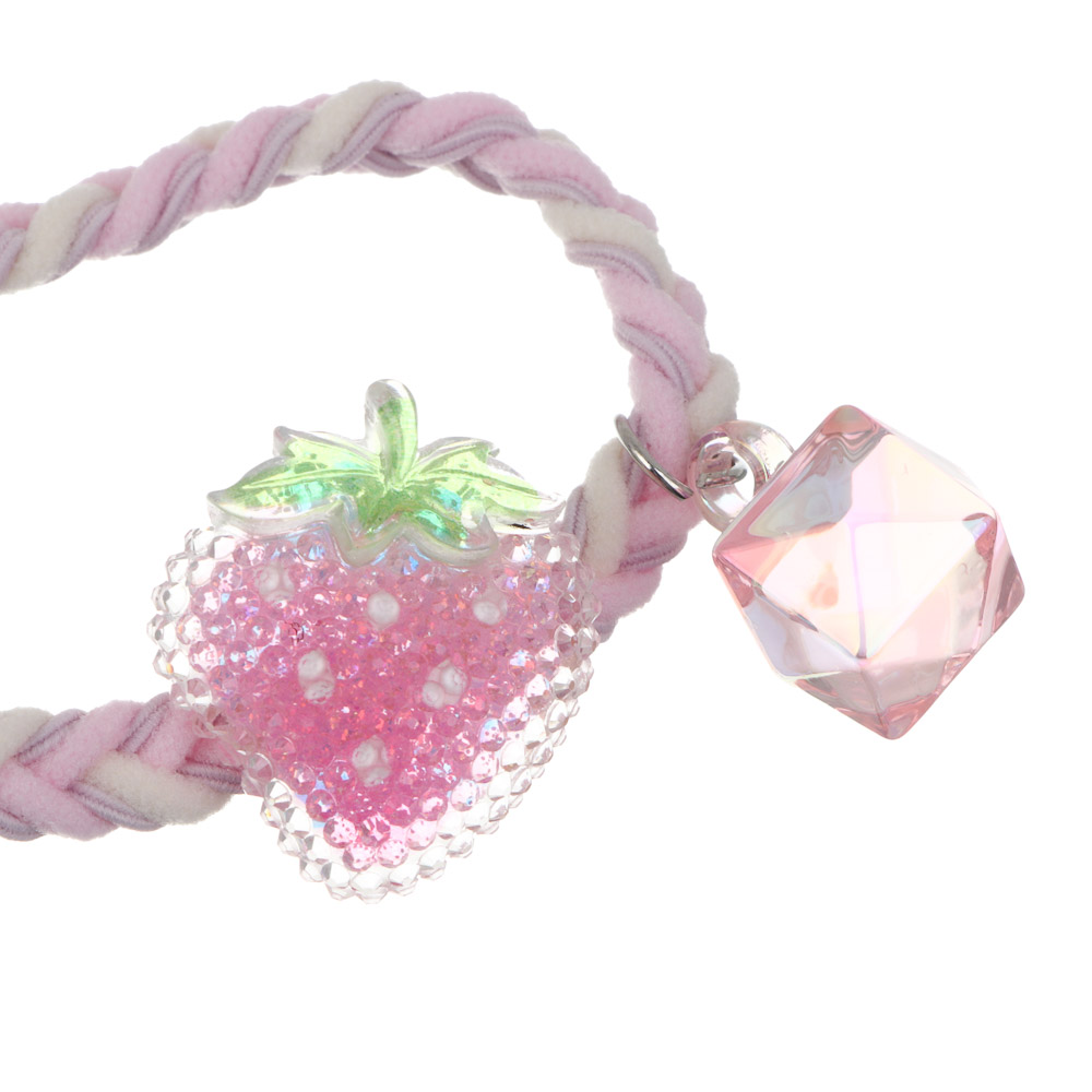 ЮНИLOOK Резинки для волос 2шт, d5,5см, полиэстер, акрил, 6 дизайнов, ACS25-18 - #3