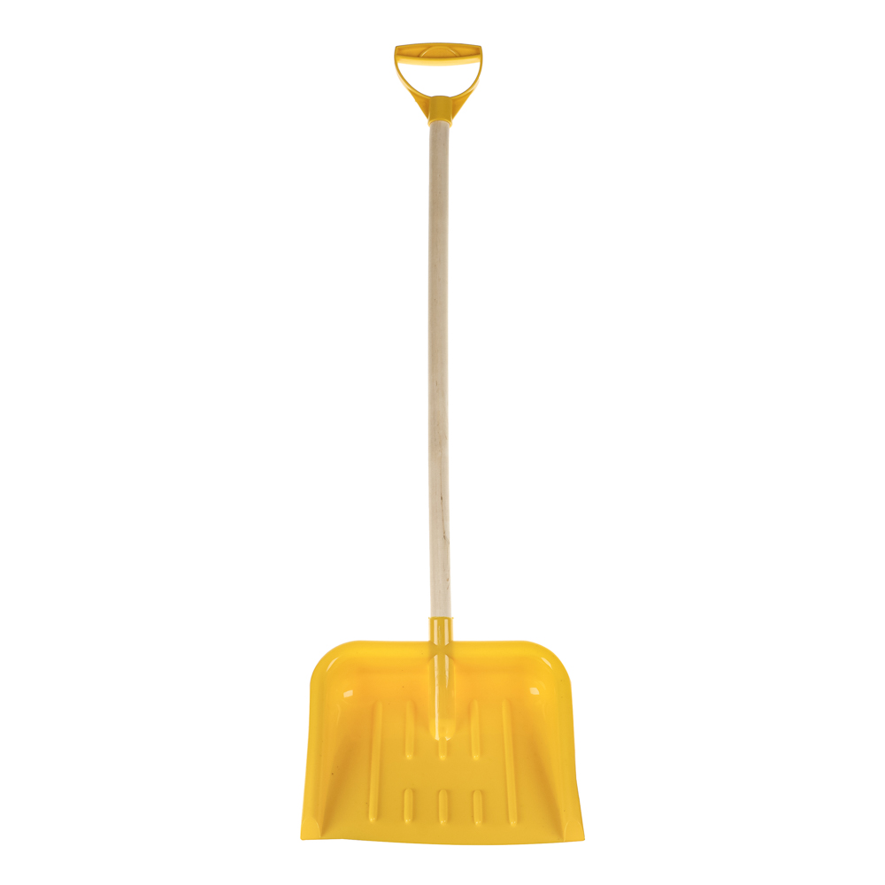 Лопатка пластмассовая с деревянным черенком 80см, РДП80 - #15