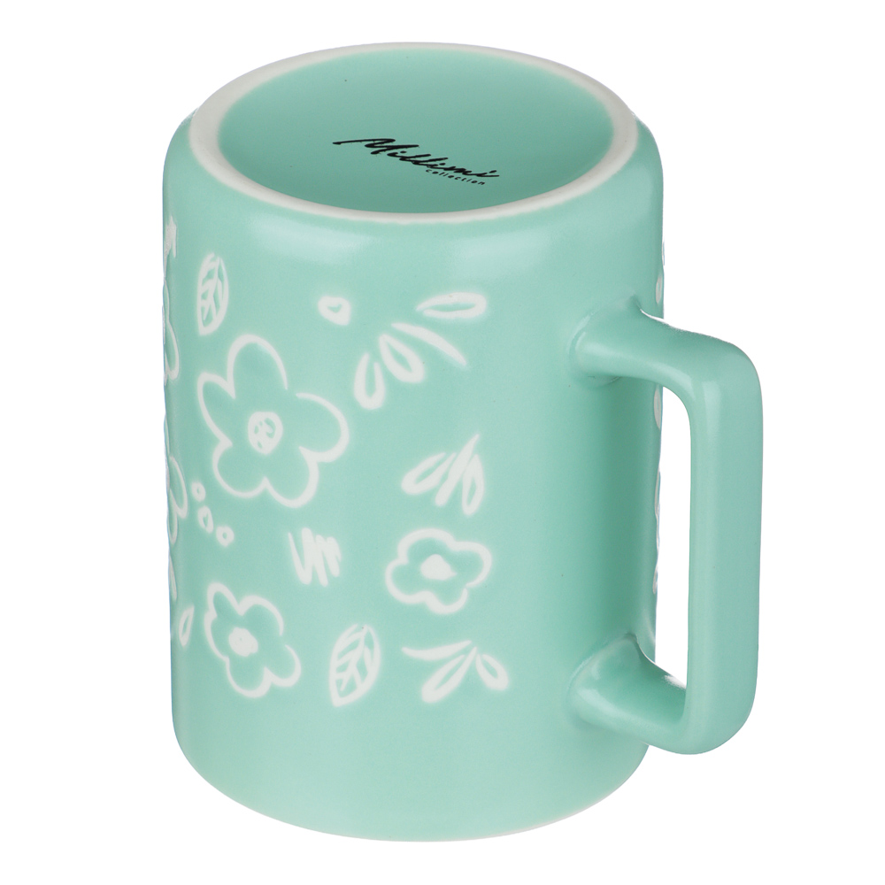 Кружка Узоры тм MILLIMI, 400мл, 4 цвета, фарфор - #5