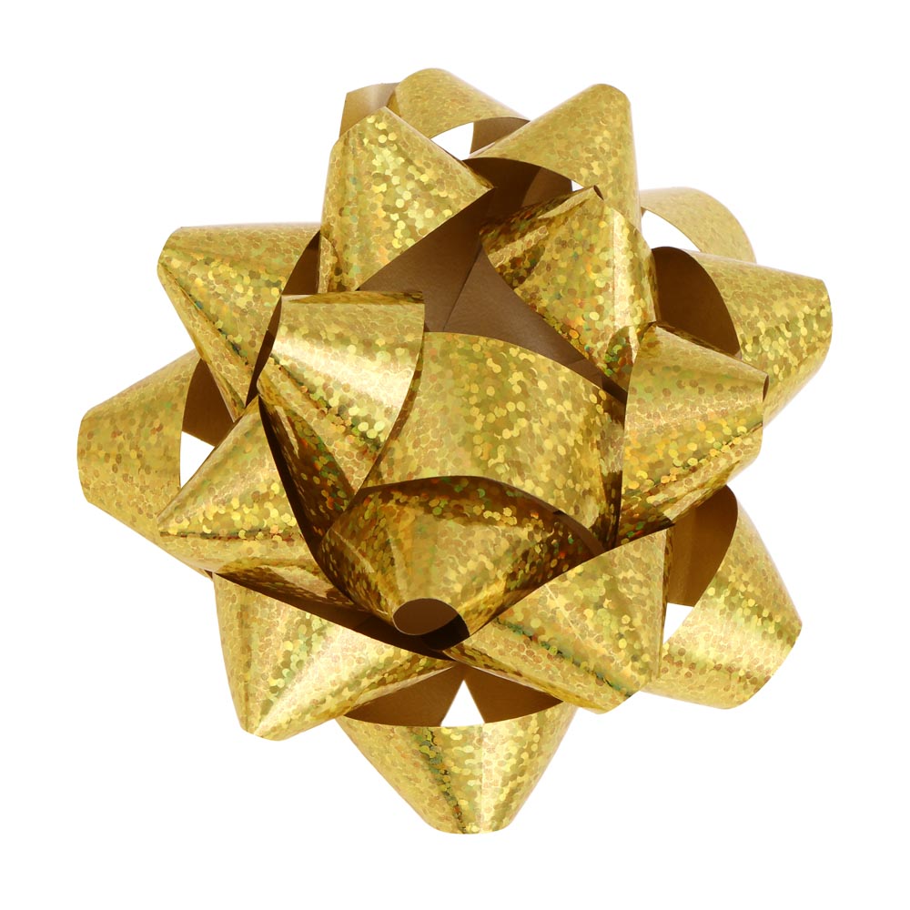 Бант шар тм Fntastic с лентой на подложке, бант 10 см, лента 10 м, ПП, 6 диз. - #3