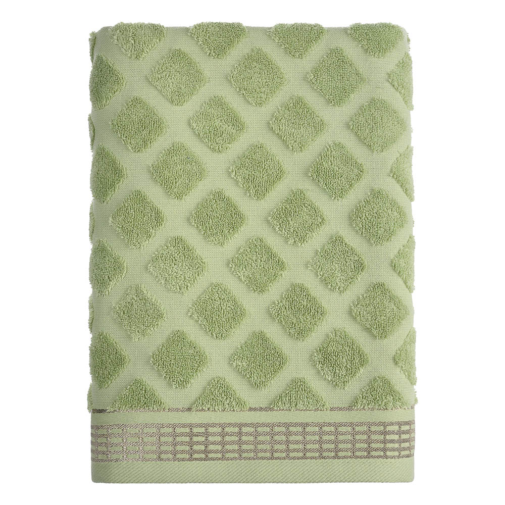 PROVANCE Эвкалипт Полотенце махровое, 100% хлопок, 70х130см, 420гр/м, зеленый - #8