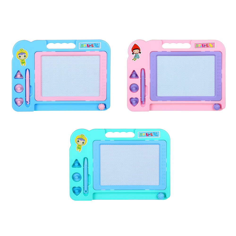 Доска магнитная для рисования с 2-3-мя штампами, пластик - #1