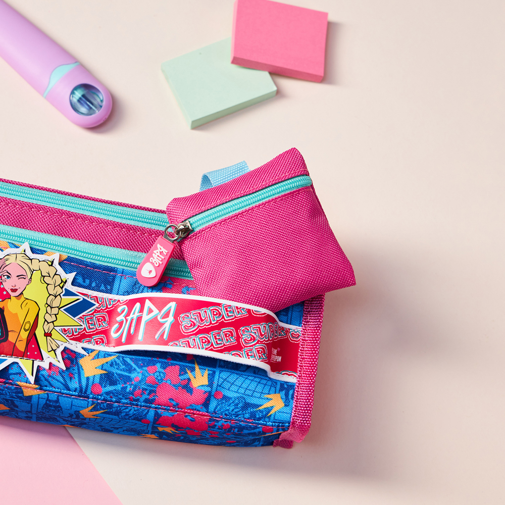 BY Русские Супергерои Пенал прямоуг., 21,5х10х5см, 1отд., 2карм., кошелек, откид.планка, "Заря Фешн" - #9