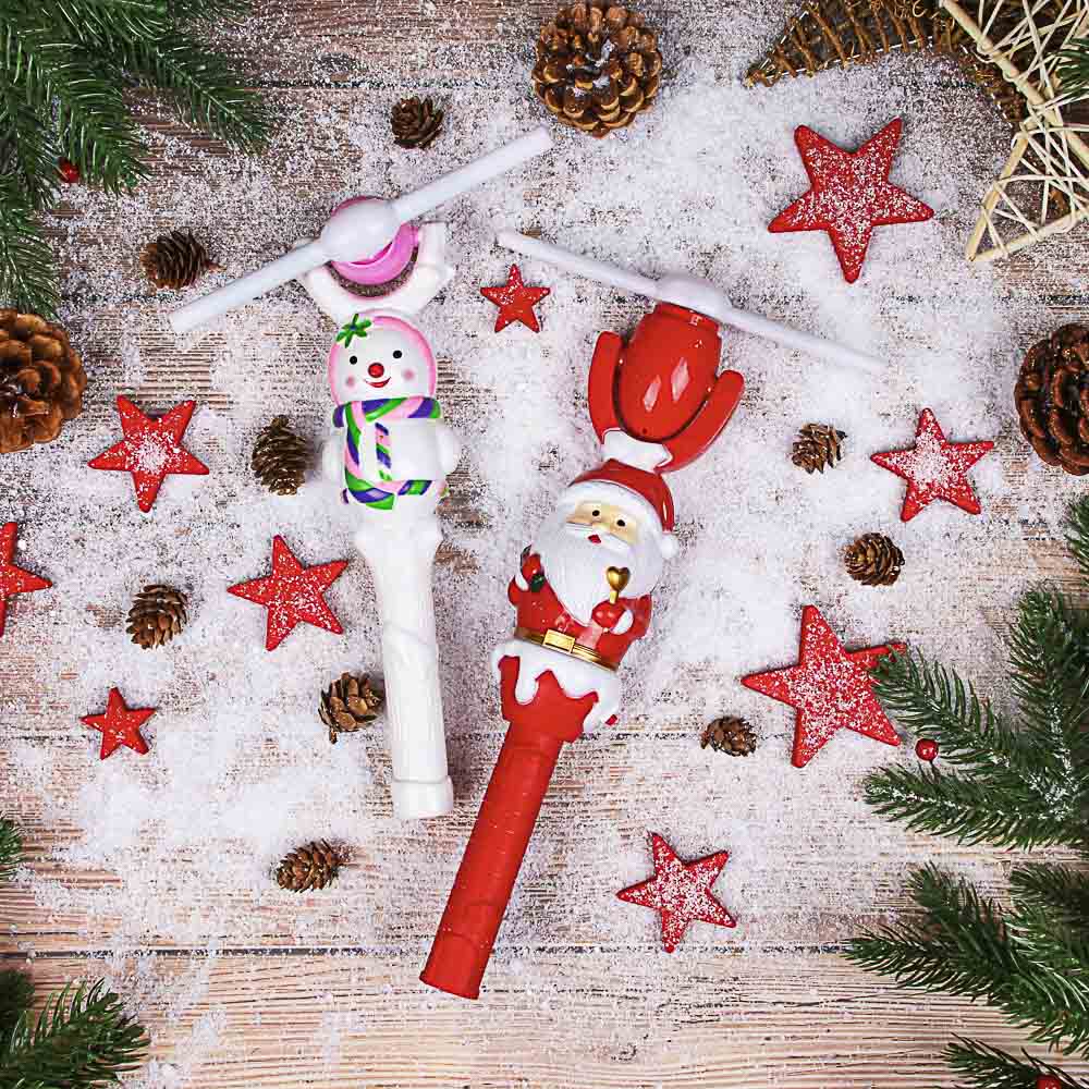 Палочка световая Сноубум "Санта Клаус", 36 см - #6