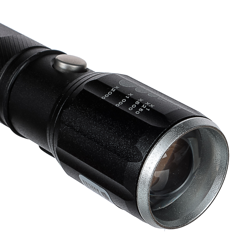 ЕРМАК Фонарь металлический XP-E LED, 3xAAA, алюминий, 15,5x3 см - #4