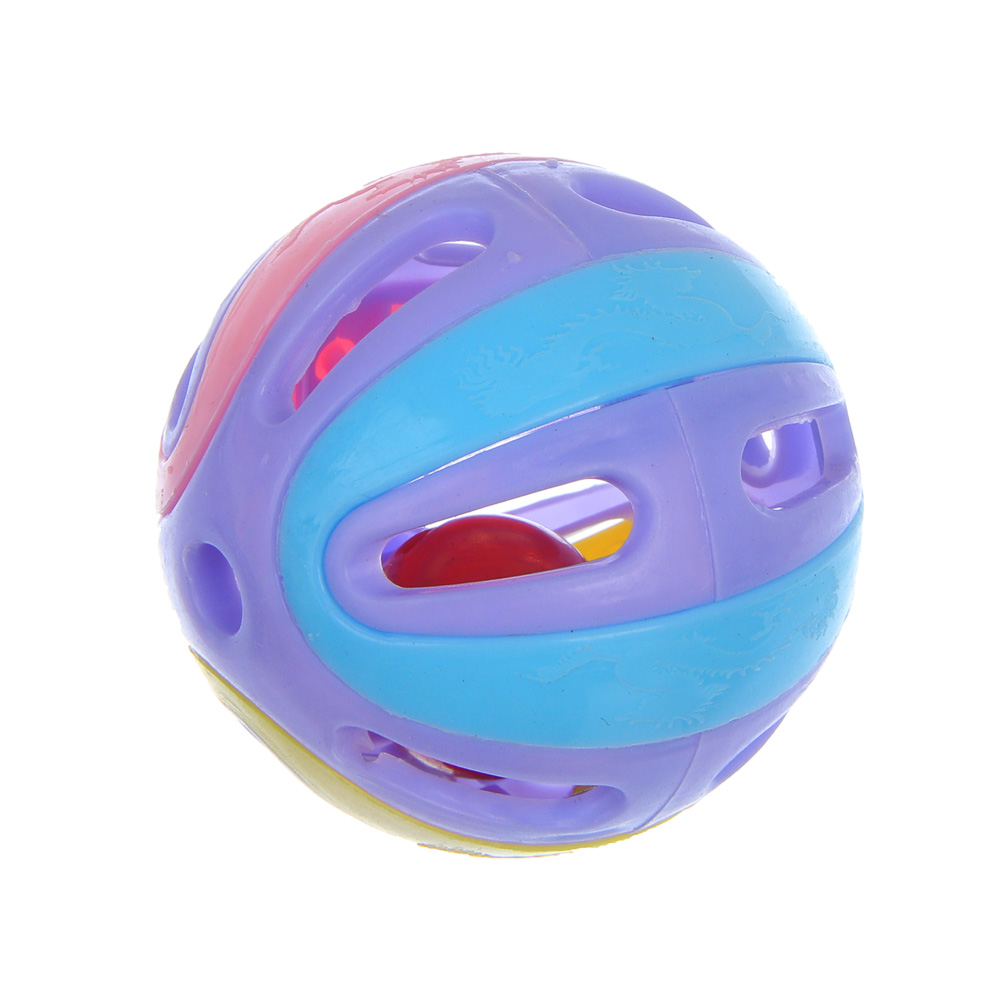 Набор игрушек для кошек тм VETTA, мячи разноцветные, 3шт по 5см - #2