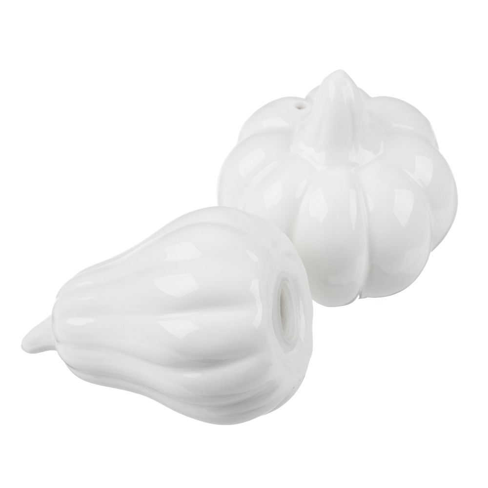 Набор для специй Тыквы тм MILLIMI, 80мл + 70мл, фарфор, бамбук - #5