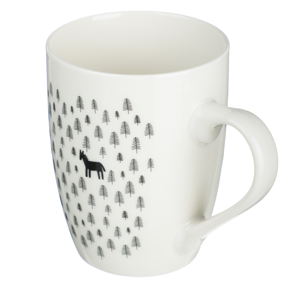 MILLIMI Ассорти Кружка, 340мл, 3 дизайна, фарфор - #3