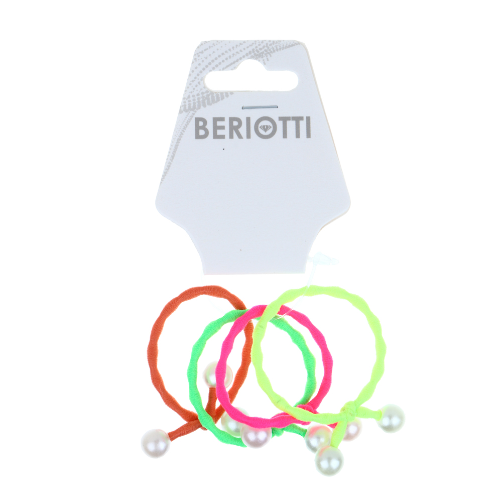 Набор резинок для волос Beriotti "Pearl", 4 шт - #5